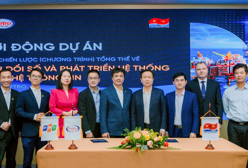 Tổng giám đốc FPT Digital ký kết với Liên doanh Việt – Nga Vietsovpetro khởi động dự án xây dựng chiến lược và hạ tầng số